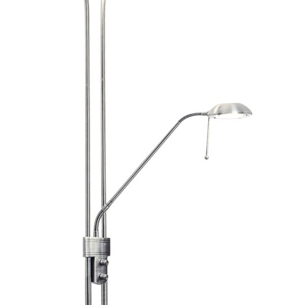 Montana Floor Lamp Satin Chrome - Image 2