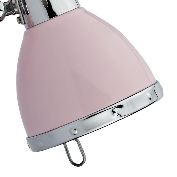 Osaka 1 Light Clip On Spot Pink and Polished Chrome - Image 2