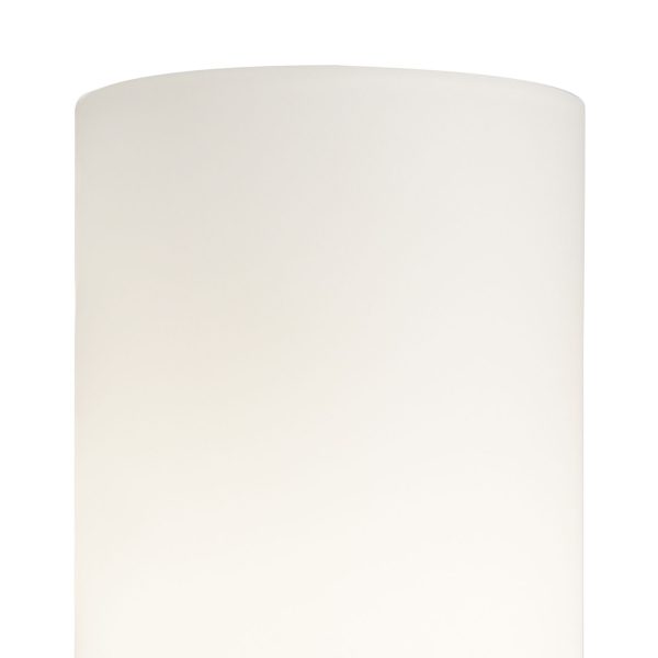 Owen Touch Round Glass Table Lamp complete with Shade