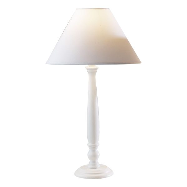 Regal Table Lamp 15 inch White complete with 12 inch COO1202 Shade - Image 3