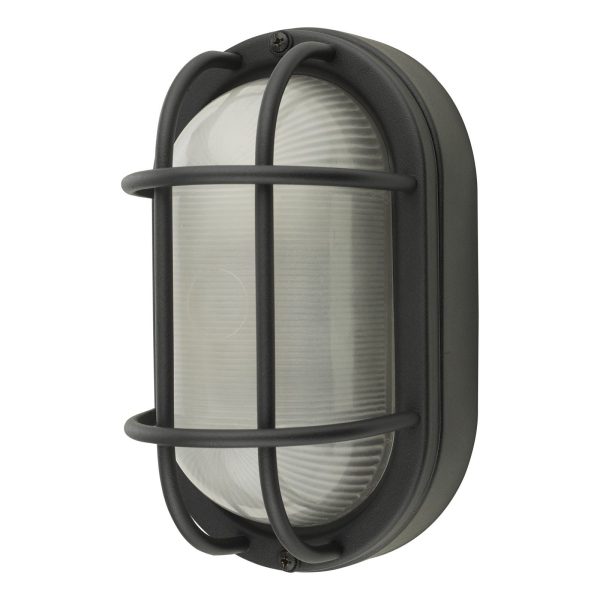 Salcombe Small Outdoor Wall Light Matt Black IP44 - Image 2