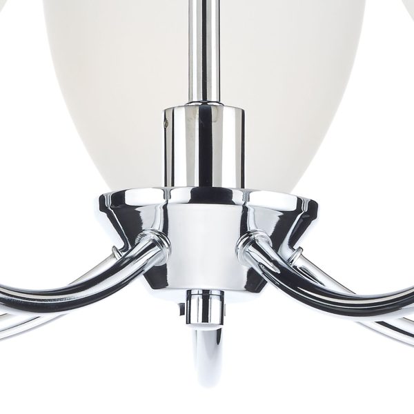 Watson 5 Light Semi Flush Polished Chrome Led - Image 2