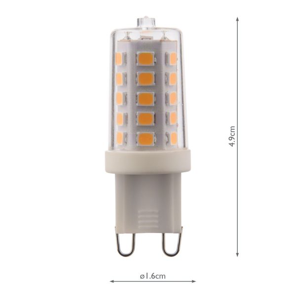 (Pack of 10) LED G9 Light Bulb (Lamp) 3.5W 320LM - Image 4