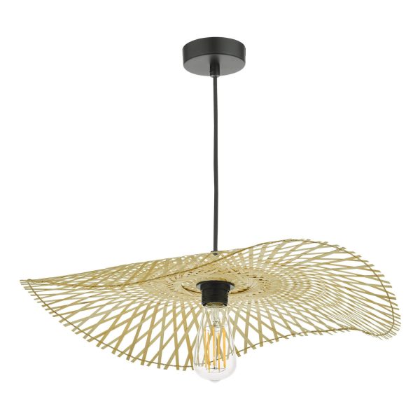 Deja Easy Fit Pendant Natural Rattan - Image 2