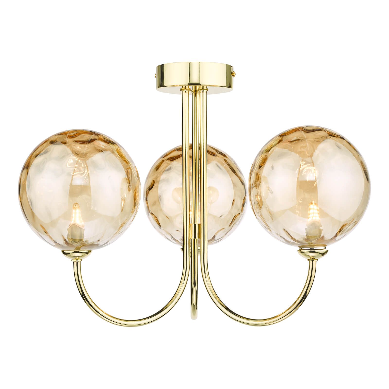 Laura Ashley Carson Cut Glass & Antique Brass 5 Light Chandelier