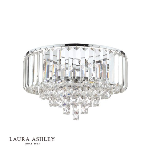 Laura Ashley Vienna 3lt Flush Crystal Polished Chrome - Image 2