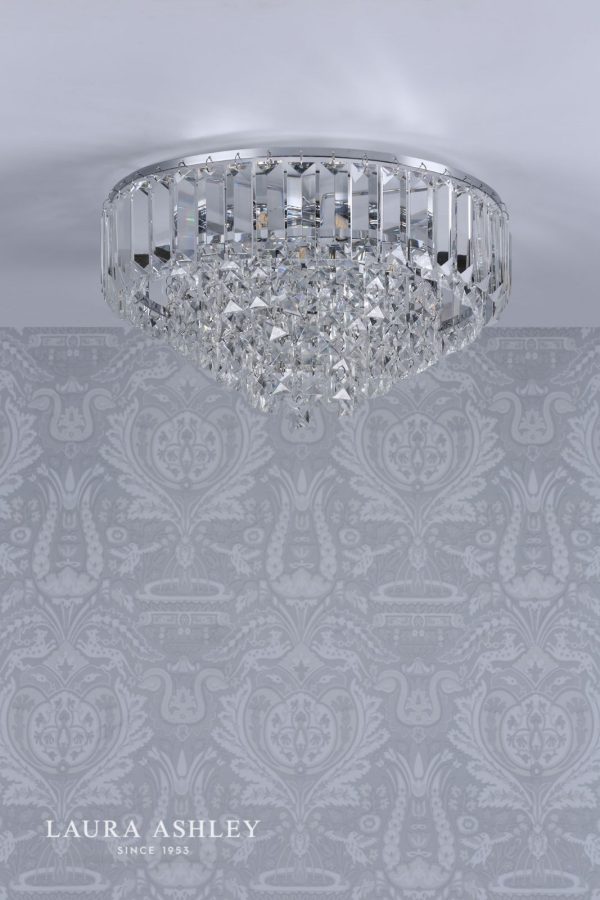 Laura Ashley Vienna 3lt Flush Crystal Polished Chrome - Image 4