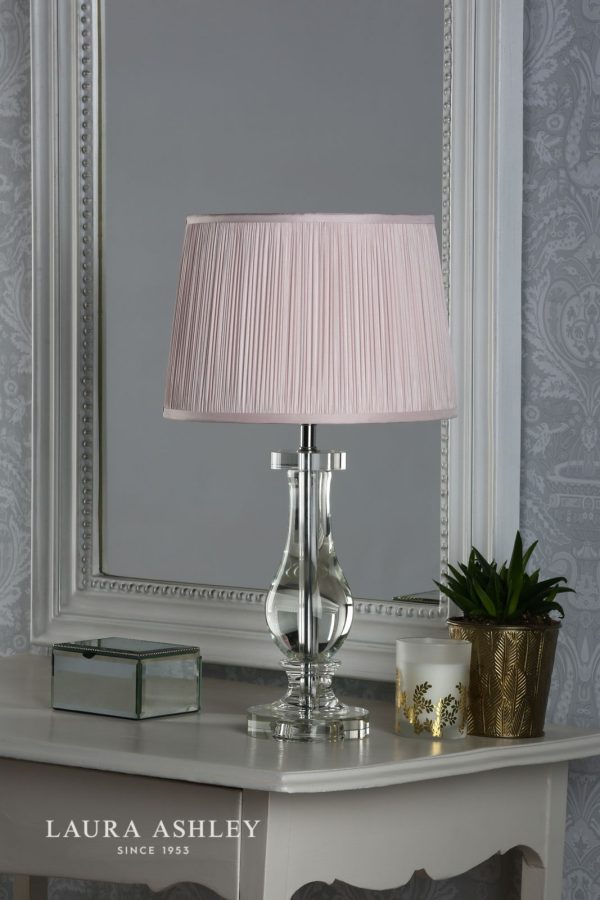 Laura Ashley Mya Table Lamp Glass Polished Chrome Base Only - Image 5