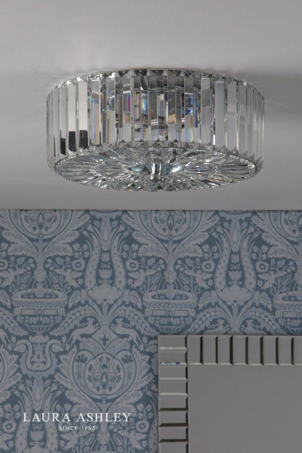 Fernhurst 3 Light Flush Crystal & Polished Chrome - Image 5