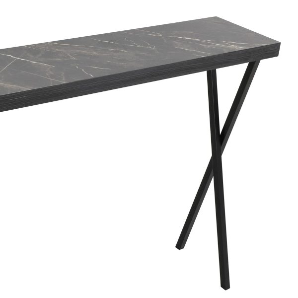 Data Console Table Dark Marble - Image 3