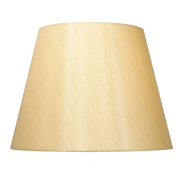 Bybliss Gold Faux Silk Tapered Drum Shade 27cm