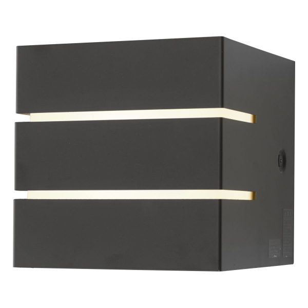 Cacheta Wall Light Stainless Steel & Opal LED IP44