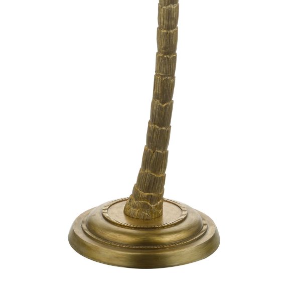 Coco Floor Lamp Antique Gold With Shade - Image 6