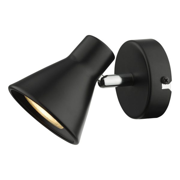 Diza Single Spotlight Matt Black