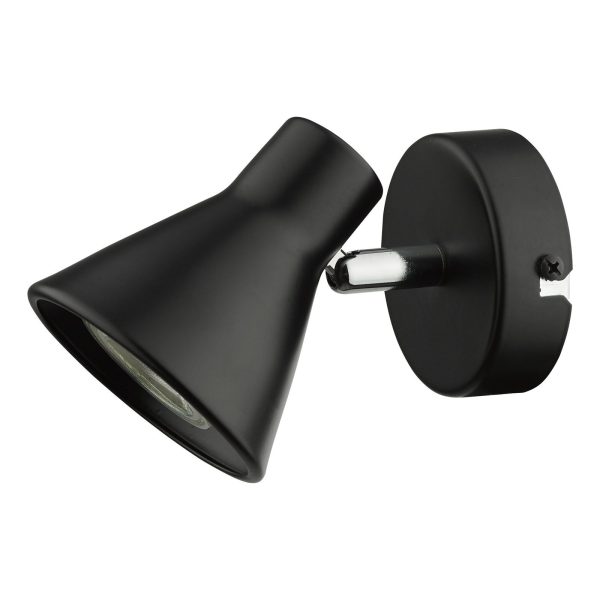 Diza Single Spotlight Matt Black - Image 2