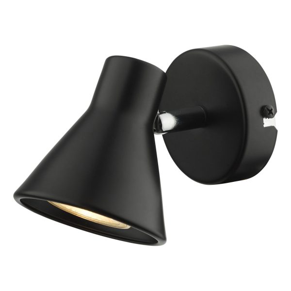 Diza Single Spotlight Matt Black - Image 3