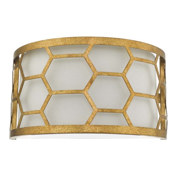 Epstein 1 Light Wall Light Gold & Ivory - Image 2