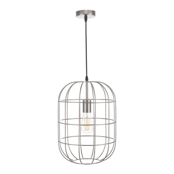 Eudora 1 Light Pendant Satin Nickel - Image 2