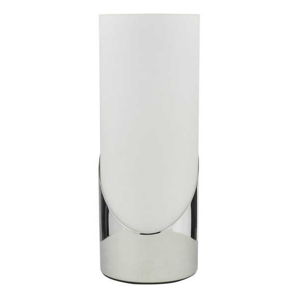 Faris Touch Table Lamp Polished Chrome Opal Glass - Image 3