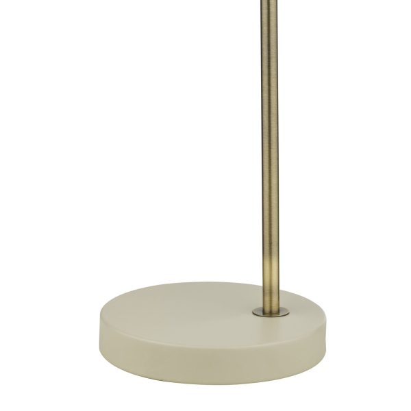 Frederick Task Table Lamp Gloss Cream Antique Brass - Image 5