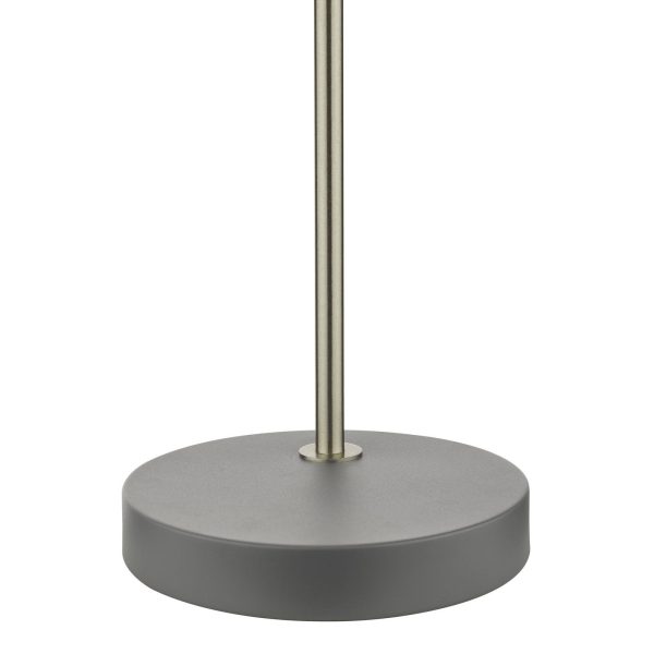 Frederick Task Table Lamp Dark Grey Satin Chrome - Image 3