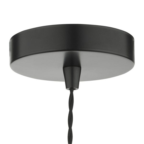 Gaucho 1 Light Single Pendant Black And Copper - Image 5