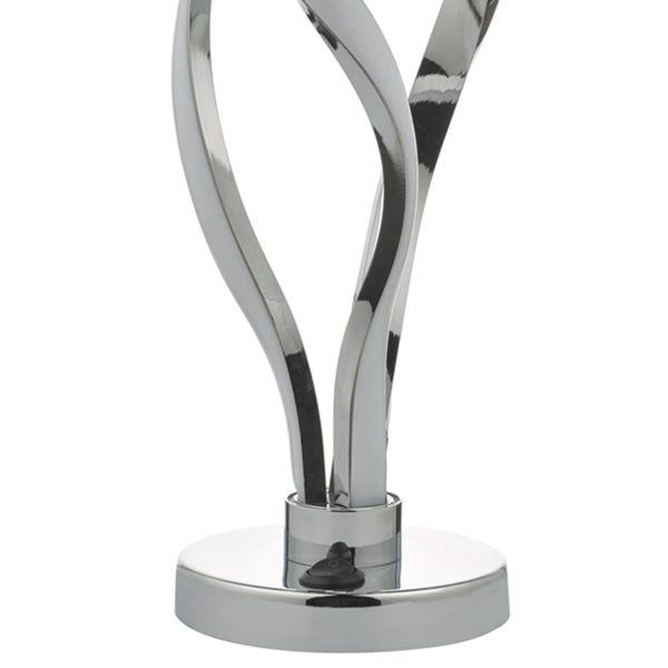 Jive Table Lamp Aluminium & White LED - Image 4