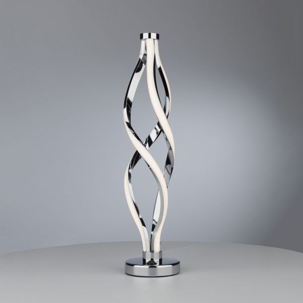 Jive Table Lamp Aluminium & White LED - Image 5