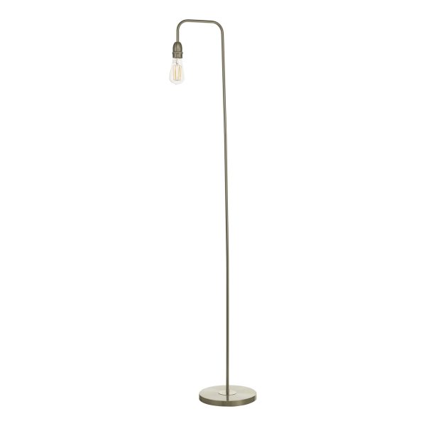 Kiefer Floor Lamp Satin Chrome - Image 2