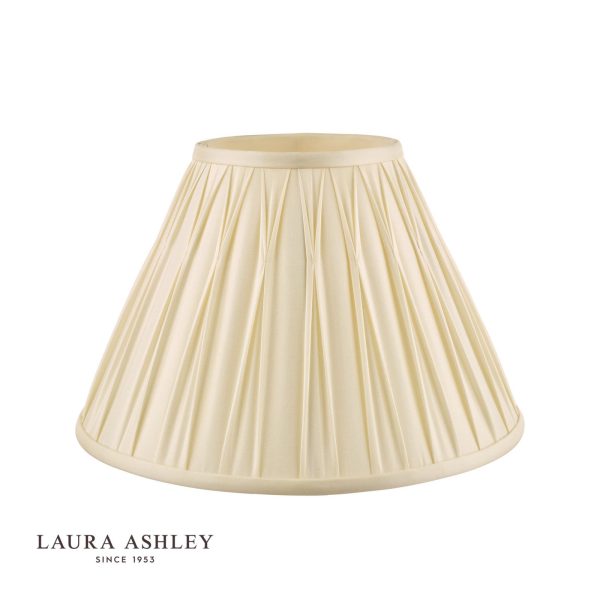 Laura Ashley Fenn Silk Empire Drum Shade Ivory 25cm/10 inch - Image 2