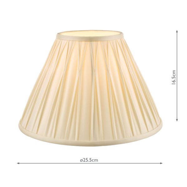 Laura Ashley Fenn Silk Empire Drum Shade Ivory 25cm/10 inch - Image 3