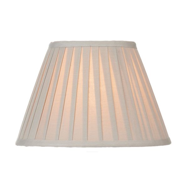 Layer Taupe Cotton Tapered Drum Shade 29cm