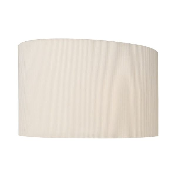 Luigi Cream Cotton Oval Shade 36.5cm