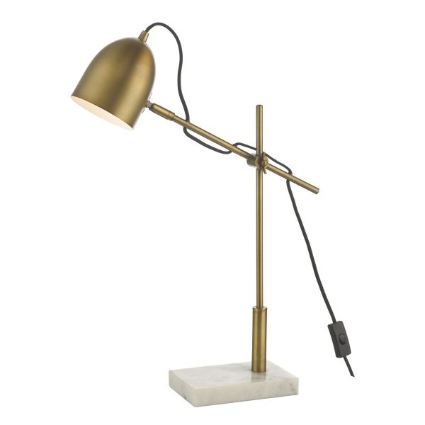 Mendal Task Lamp Bronze & Marble