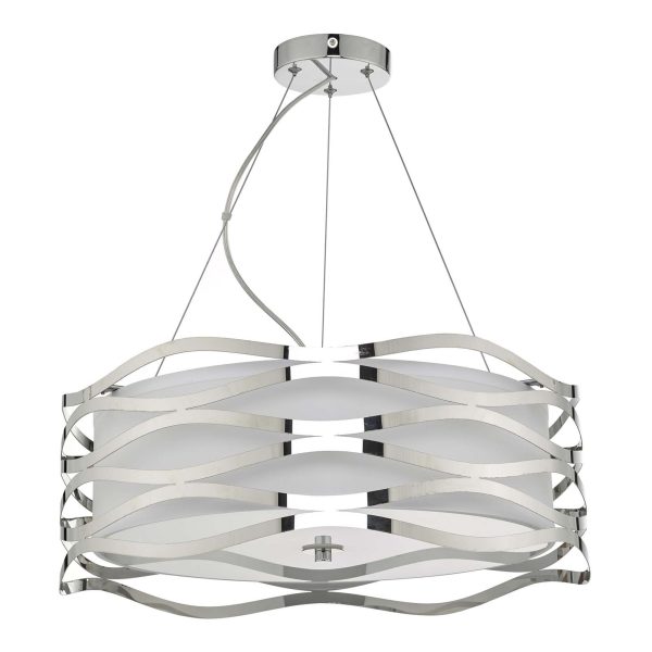 Mizella 3 Light Pendant Polished Chrome - Image 2