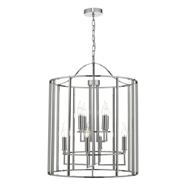 Myka 8lt Lantern Polished Chrome