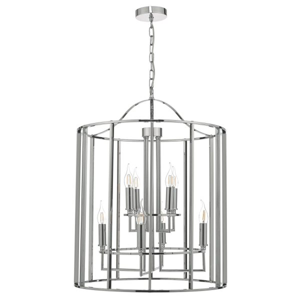 Myka 8lt Lantern Polished Chrome - Image 2