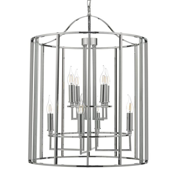 Myka 8lt Lantern Polished Chrome - Image 3