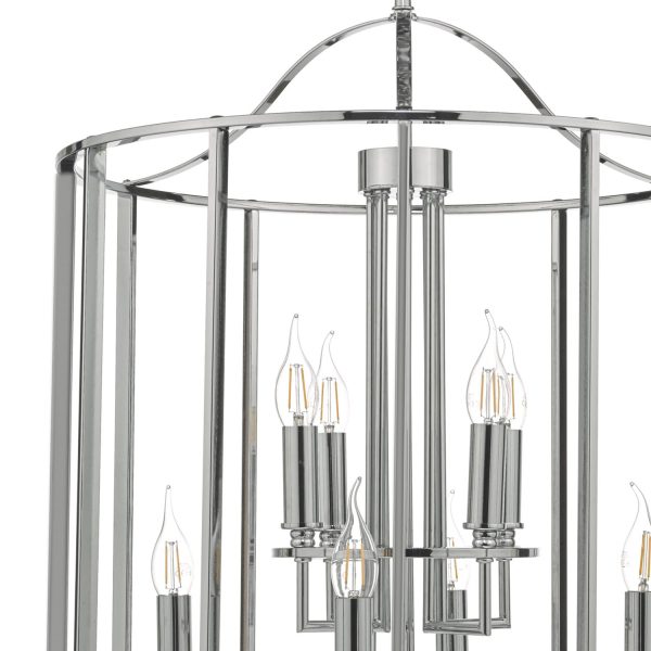 Myka 8lt Lantern Polished Chrome - Image 4