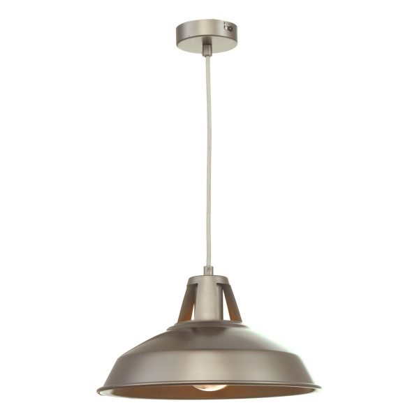 Owain 1 Light Pendant Pewter