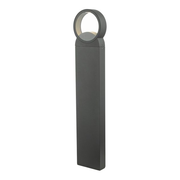 Reon Outdoor Post With Square Light Anthracite IP65 LED