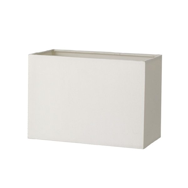 Modena Ivory Cotton Rectangle Shade