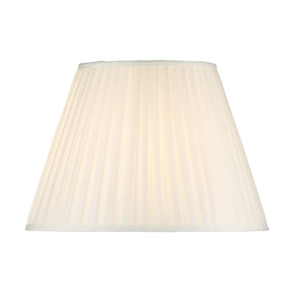 Siam White Cotton Mix Tapered Drum Shade 45cm