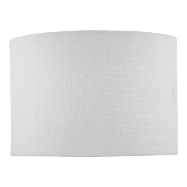 Zabe Ivory Linen Drum Shade 30cm