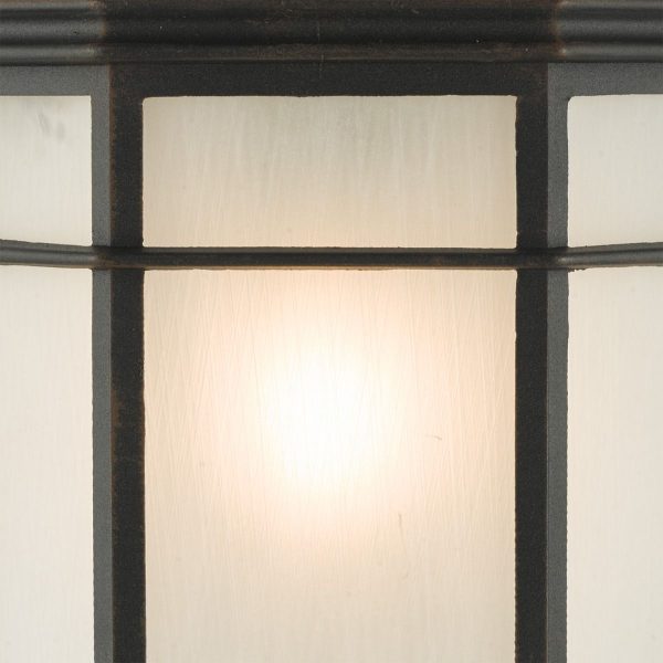 Dulbecco Wall Light Black and Acrylic IP44 - Image 4