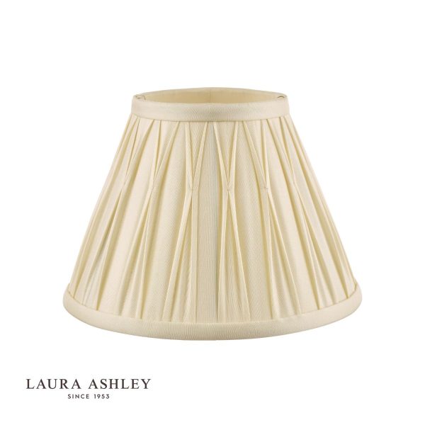 Laura Ashley Fenn Silk Empire Drum Shade Ivory 20cm/8 inch - Image 2