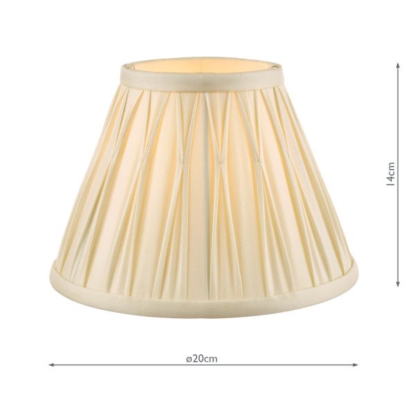 Laura Ashley Fenn Silk Empire Drum Shade Ivory 20cm/8 inch - Image 5