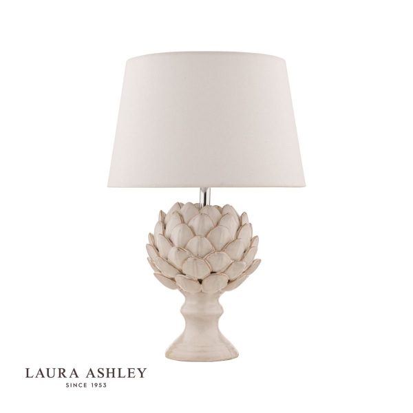 Laura Ashley Artichoke 1 Light Ceramic Table Lamp with Shade