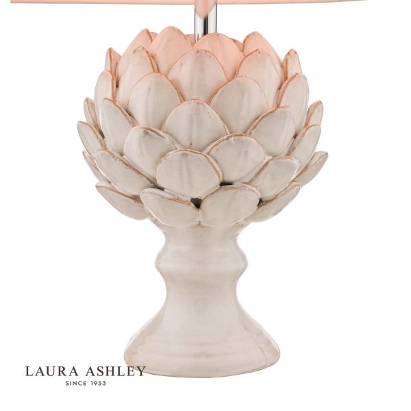 Laura Ashley Artichoke 1 Light Ceramic Table Lamp with Shade - Image 2