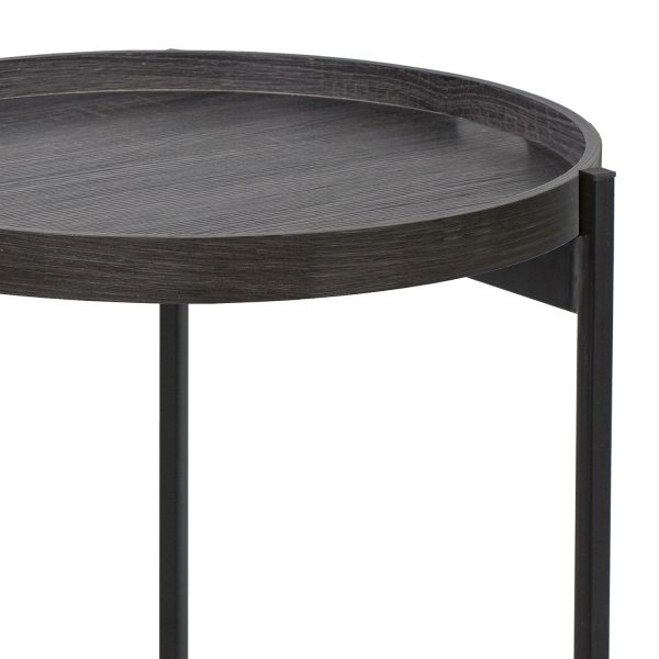 Tomal Round Table Dark Oak Style Veneer